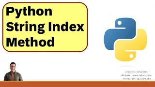 Python String Index Method find method rindex rfind Use Cases