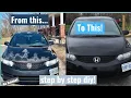 How to paint a car at home step by step diy