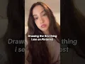 Drawing the first thing I see on Pinterest