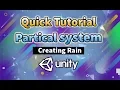 particle system in unity Rain vfx Effect