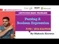 Parsing A Boolean Expression POTD LEETCODE HARD PROBLEM JAVA DSA STACK APPROACH