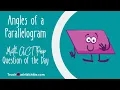 How to Solve a Parallelogram Question on the Math Section of the ACT - Question of the Day