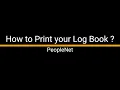 How to email or print your Log Book in PeopleNet Driver Portal