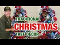 Decorating A Christmas Tree In Traditional Red / Christmas Decorations 2025 Ideas / Ramon At Home