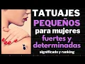 Small minimalistic tattoos for shy but strong-willed women