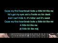 Myles Smith - My First Heartbreak | Karaoke Guitar Instrumental