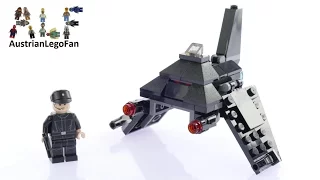Lego Star Wars 75163 Krennic´s Imperial Shuttle™ Microfighter - Lego Speed Build Review