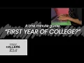 If you re in 1st year WATCH THIS 1-min