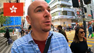 我们第一次到香港，震撼不已