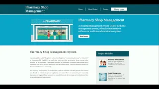 Pharmacy Shop Management System Python Django Project Tutorial