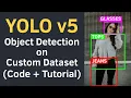 Object Detection on Custom Dataset with YOLO v5 Fine-tuning with PyTorch and Python Tutorial