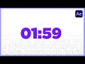 Como fazer um contador numerico no After Effects