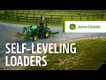 Mechanical Self-leveling Loader technology John Deere Compact Utility Tractors