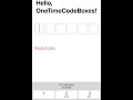 One Time Code Boxes - Copy code from SMS text