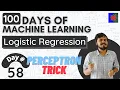 Logistic Regression Part 1 Perceptron Trick