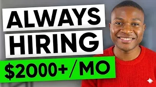 7 Remote Jobs That HIRE You Instantly - No Calls No Interview in 2026