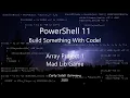 PowerShell 11 Arrays - Mad Lib Game