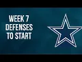 Defense DST To Start Week 7 Fantasy Football