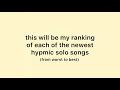 Download Lagu ranking second hypmic solos from worst to best