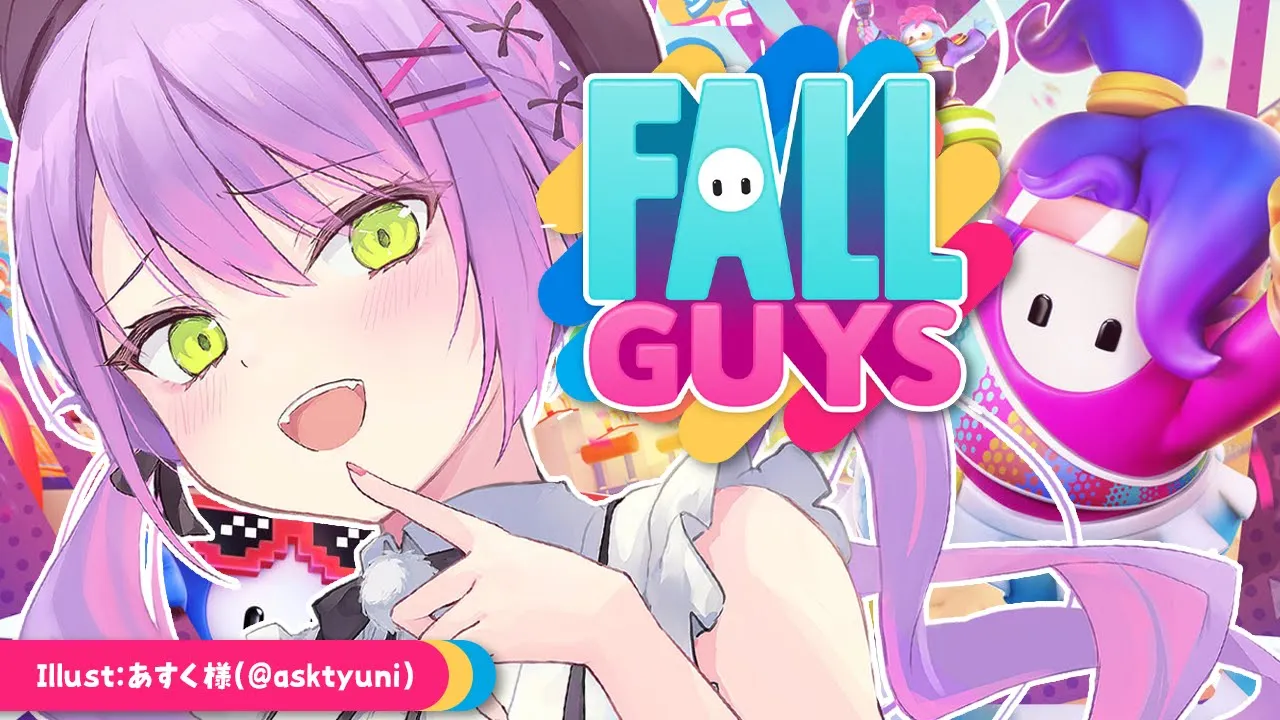 【Fall Guys】ちょっとやりますか～～ソロ⇒参加型【常闇トワ/ホロライブ】