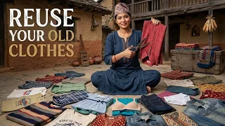 Recreate Trending Outfits from Scratch! Zero-Cost DIY Clothes Reuse