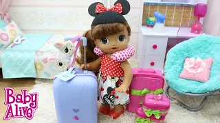 BABY ALIVE ISABELA VAI PRA DISNEY COM OS AMIGOS DA ESCOLA