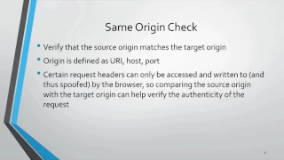 Cross Site Request Forgery and SQL Injection Overview