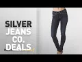 Top Black Friday Silver Jeans Co Deals Silver Jeans Co Women s Suki Curvy Fit Mid Rise Skinny