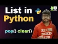 Removing Items From Python List List in Python Tutorial 10 Code Marathi