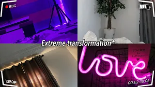 extreme room transformation tour 2021 aesthetic tiktok pinterest inspired room decor
