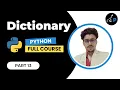 Dictionary in Python - Full Python Course for Beginners Python Tutorial in Hindi