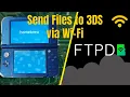 Send Files from 3DS to Computer Over WiFi FTP Method