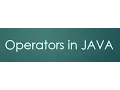 8 Operator in JAVA