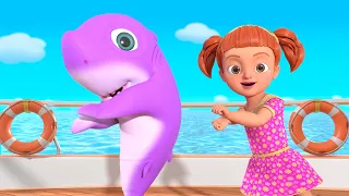 Baby Shark + more Nursery Rhymes | Beep Beep Nursery Rhymes \u0026 Baby Songs