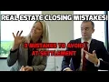 Closing Day When Buying a House 3 MISTAKES to Avoid When Closing on a Home