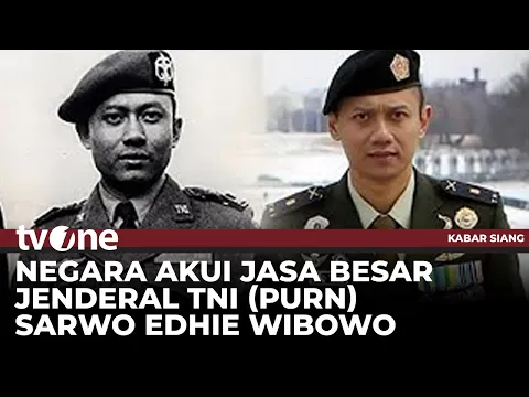 AHY Wakili Jenderal TNI (Purn) Sarwo Edhie Wibowo Terima Gelar Pahlawan Nasional