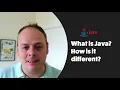 Java Newbie FAQ What is Java and how is it different from other programming languages
