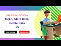 sql bangla tutorial update and delete data