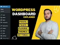 WordPress Dashboard Overview 2023 - Overview of WordPress Admin Panel Basic Settings URDU