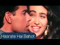 Download Lagu Hasrate Hai Bahot Magar | Aatish (1994) | Sanjay Dutt, Raveena Tandon | Sadhana Sargam | Kumar Sanu