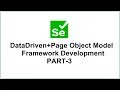 Selenium DataDriven and POM Framework from Scratch Part 3 Page Objects and User Action Methods