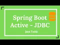 Spring With Active JDBC