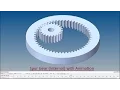 Spur Gear Internal with Animation Solid Edge Tutorial