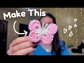 How to Crochet a Tiny BUTTERFLY for Beginners Quick Project