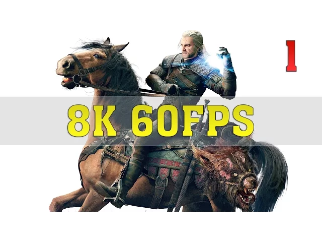 The Witcher 3 Wild Hunt 8K PC Gameplay [8K 60FPS] | TITAN Xp (2017) 4 Way SLI | ThirtyIR
