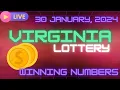 Virginia Day Lottery Results For - 30 Jan 2024
