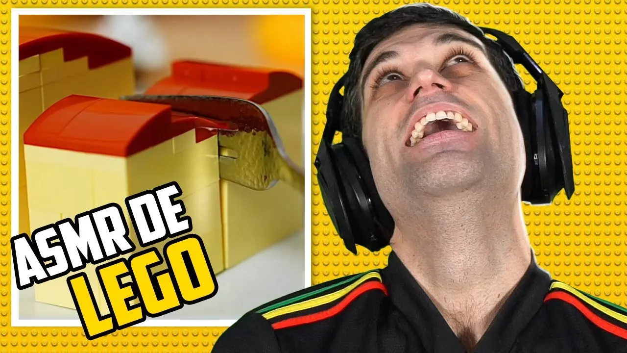 LEGO, comida e stop motion, ASMR sensacional