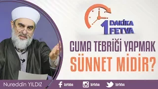 Cuma tebriği yapmak sünnet midir?