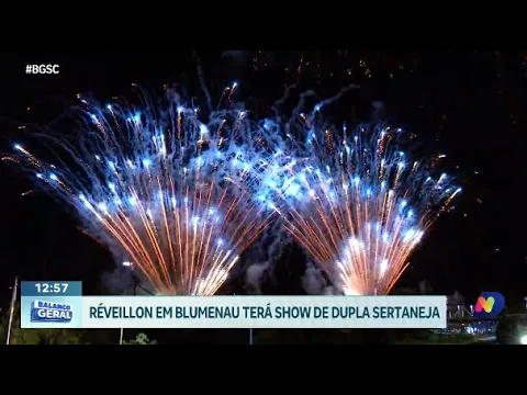 Réveillon em Blumenau: grande festa e show imperdível na virada