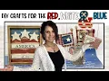 Unleash Your Creativity For 4th of July DIY Patriotic Rustic Americana Home Decor Crafts